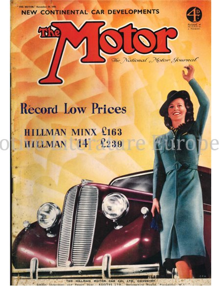 1938 THE MOTOR MAGAZINE 1927 ENGELS