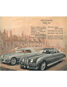 1948 DELAHAYE PROGRAMM PROSPEKT FRANZÖSISCH 2