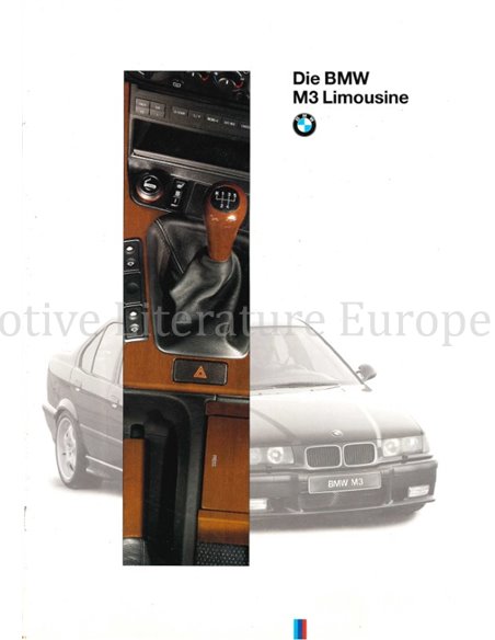 1994 BMW M3 LIMOUSINE PROSPEKT DEUTSCH