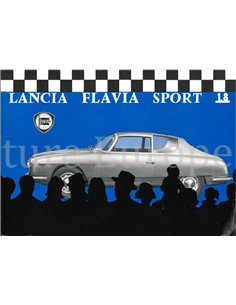 1963 LANCIA FLAVIA SPORT LEAFLET ENGLISCH