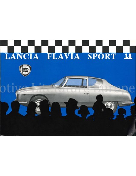 1963 LANCIA FLAVIA SPORT LEAFLET ENGELS
