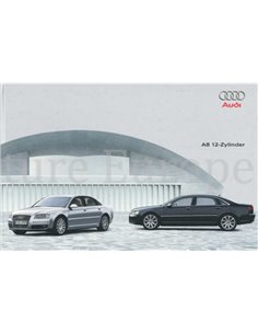 2006 AUDI A8 W12 HARDCOVER BROCHURE GERMAN