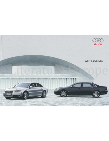 2006 AUDI A8 W12 HARDCOVER BROCHURE DUITS