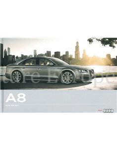 2010 AUDI A8 L HARDCOVER BROCHURE DUITS