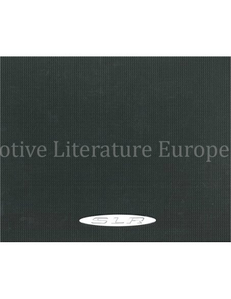 200 MERCEDES BENZ SLR MCLAREN ROADSTER HARDCOVER BROCHURE ENGELS