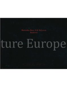 200 MERCEDES BENZ SLR MCLAREN ROADSTER HARDCOVER BROCHURE ENGELS 2