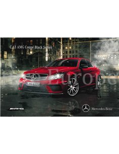 2012 MERCEDES BENZ C KLASSE C 63 AMG COUPE BLACK SERIES BROCHURE ENGLISH