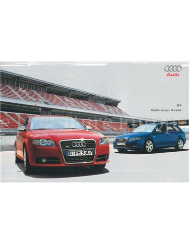 2004 AUDI S4 BROCHURE NEDERLANDS