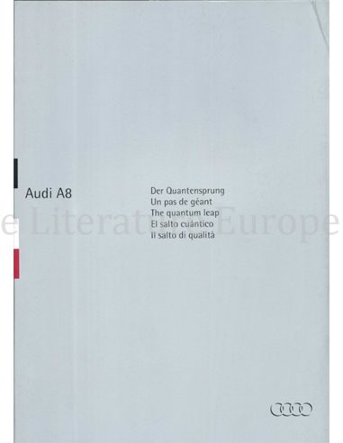 1994 AUDI A8 BROCHURE NEDERLANDS