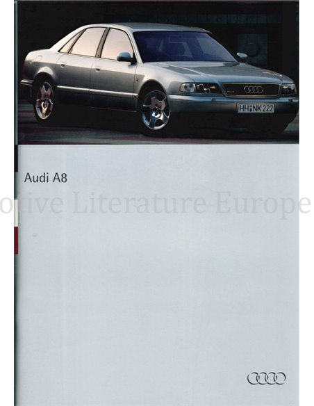 1994 AUDI A8 BROCHURE DUTCH