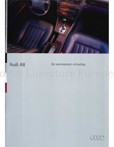 1994 AUDI A8 BROCHURE NEDERLANDS