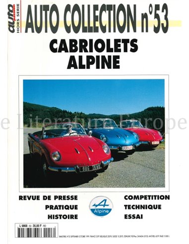 1999 AUTO COLLECTION MAGAZINE 53 FRENCH