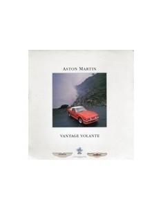 1987 ASTON MARTIN VANTAGE VOLANTE BROCHURE DUITS