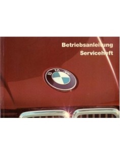 1984 BMW 3 SERIE INSTRUCTIEBOEKJE DUITS