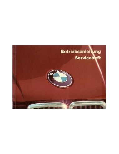 1984 BMW 3 SERIE INSTRUCTIEBOEKJE DUITS