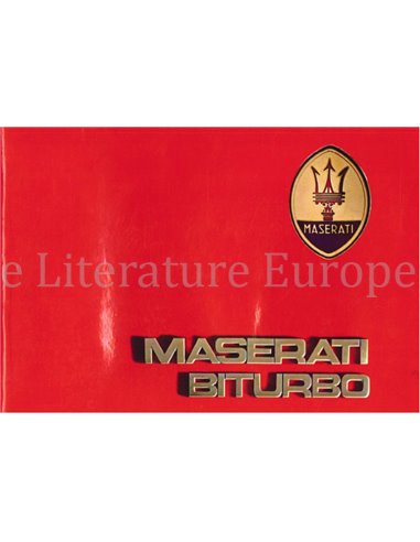 1987 MASERATI 420I MAINTENANCE & WARRANTY MANUAL ITALIAN