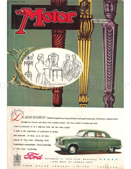 1952 THE MOTOR MAGAZIN 2613 ENGLISH