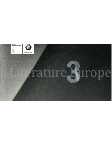 2005 BMW 3 SERIES SALOON BROCHURE GERMAN