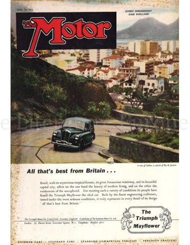 1952 THE MOTOR MAGAZIN 2620 ENGLISH