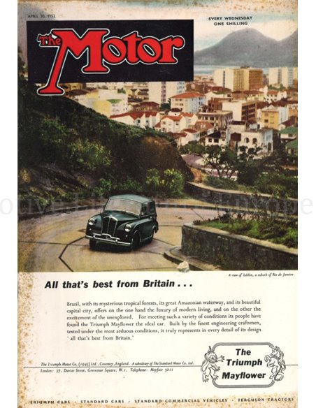 1952 THE MOTOR MAGAZINE 2620 ENGLISH