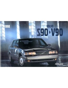 1998 VOLVO S90 & V90 INSTRUCTIEBOEKJE ENGELS
