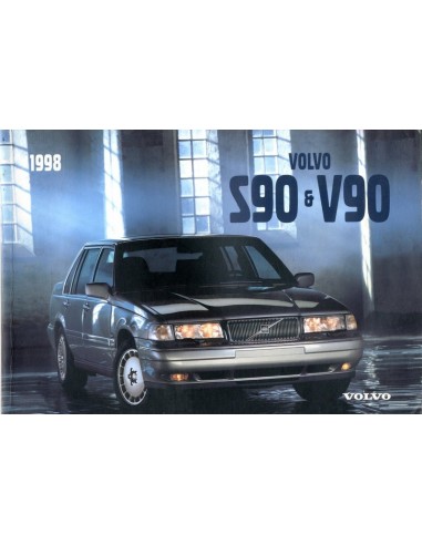 1998 VOLVO S90 & V90 INSTRUCTIEBOEKJE ENGELS