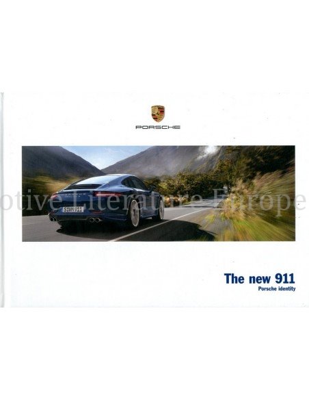 2012 PORSCHE 911 CARRERA BROCHURE JAPANS