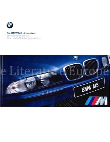 1999 BMW M5 BROCHURE DUITS