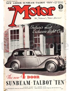 1938 THE MOTOR MAGAZINE 1912 ENGELS