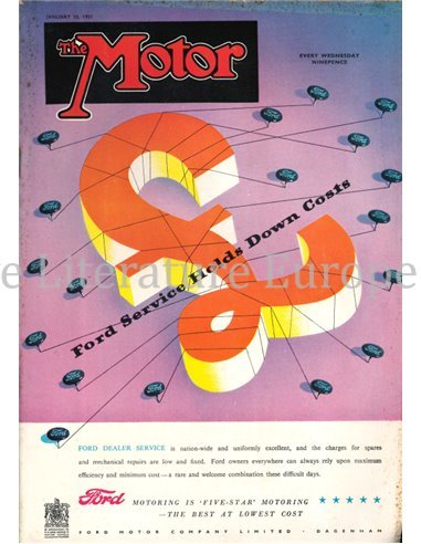 1951 THE MOTOR MAGAZIN 2552 ENGLISH