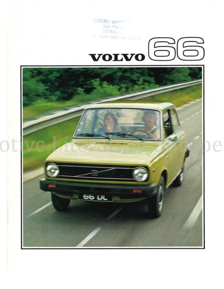 1976 VOLVO 66 PROSPEKT NIEDERLÄNDISCH