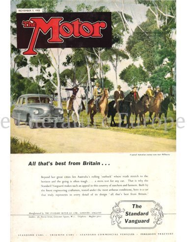 1952 THE MOTOR MAGAZIN 2655 ENGLISH