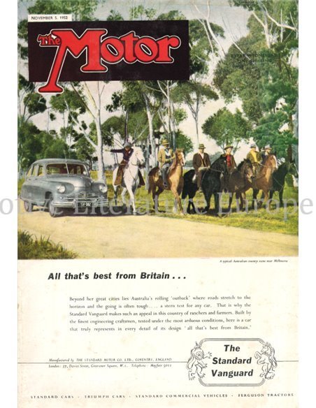 1952 THE MOTOR MAGAZIN 2655 ENGLISH