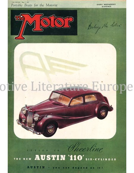 1947 THE MOTOR MAGAZINE 2365 ENGLISH