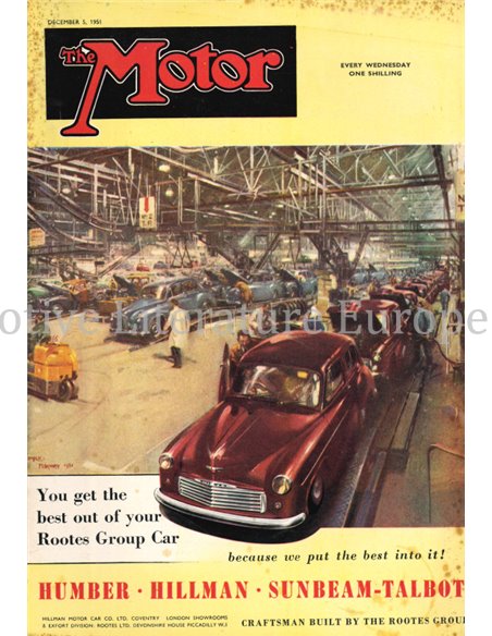 1951 THE MOTOR MAGAZIN 2599 ENGLISH
