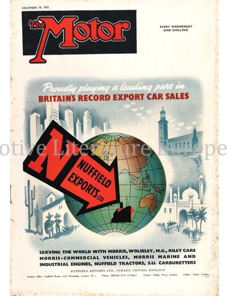 1951 THE MOTOR MAGAZINE 2601 ENGELS