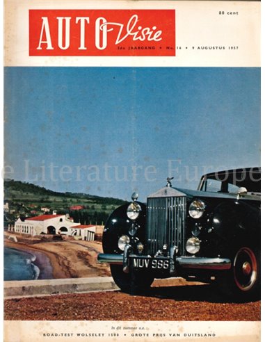 1957 AUTOVISIE MAGAZINE 16 DUTCH