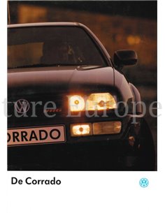1992 VOLKSWAGEN CORRADO BROCHURE DUTCH