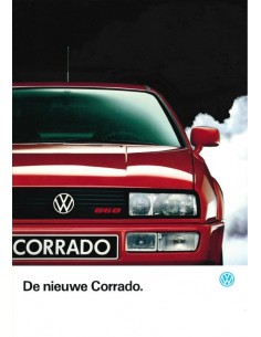 1988 VOLKSWAGEN CORRADO BROCHURE DUTCH