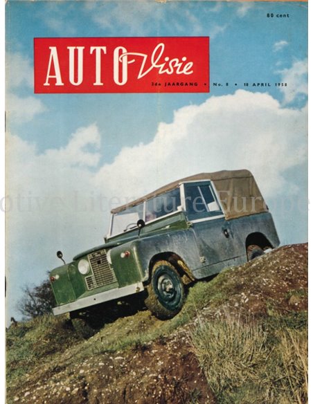 1958 AUTOVISIE MAGAZIN 08 NIEDERLÄNDISCH