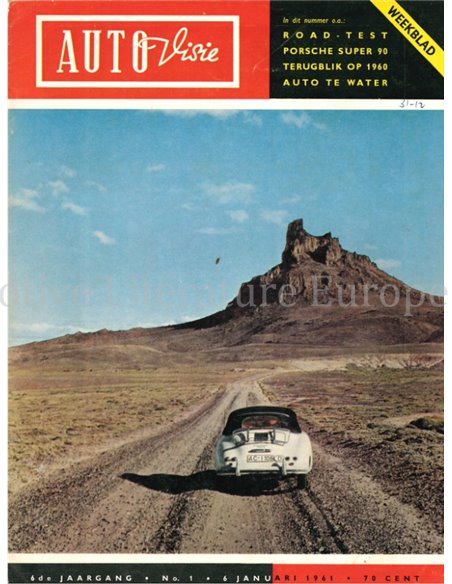 1961 AUTOVISIE MAGAZINE 1 NEDERLANDS
