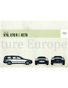 2004 VOLVO V70 R & XC70 INSTRUCTIEBOEKJE NEDERLANDS