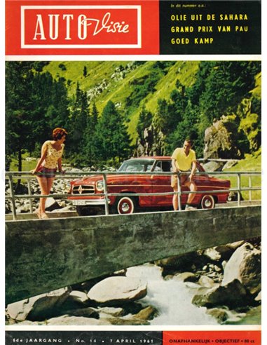 1961 AUTOVISIE MAGAZINE 14  NEDERLANDS