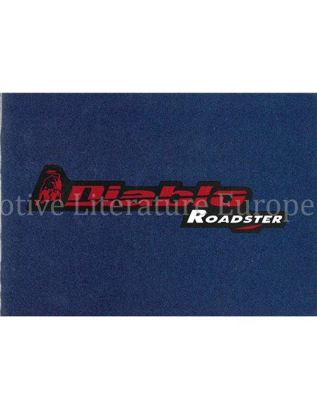 1995 LAMBORGHINI DIABLO ROADSTER BETRIEBSANLEITUNG