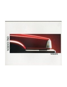 1989 VOLVO 780 BROCHURE NEDERLANDS