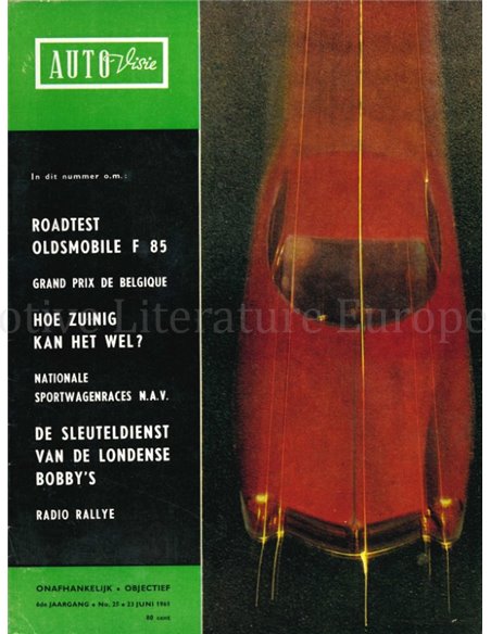 1961 AUTOVISIE MAGAZIN 25 NIEDERLÄNDISCH