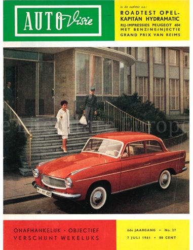 1961 AUTOVISIE MAGAZINE 27 NEDERLANDS