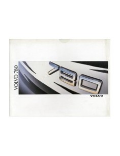 1988 VOLVO 780 BROCHURE NEDERLANDS