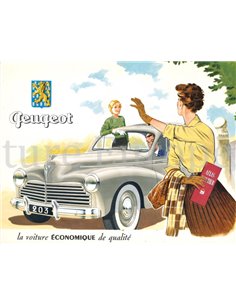 1954 PEUGEOT 203 BROCHURE FRENCH
