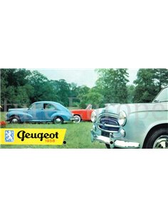 1958 PEUGEOT 203 / 403 PROSPEKT NIEDERLÄNDISCH
